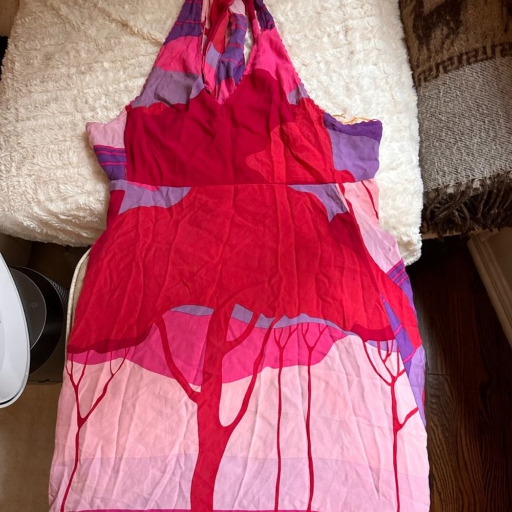 Petro Zilla multicolored halter dress